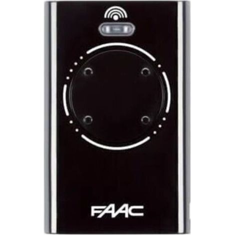 Télécommande 4 canaux FAAC XT4 868 SLH NOIRE - 7870101 (1/2)