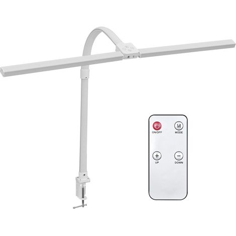 Lampe de bureau flexible avec 25 modes d'éclairage différents, 1000 lm, finition blanche.-AquaForge (1/5)