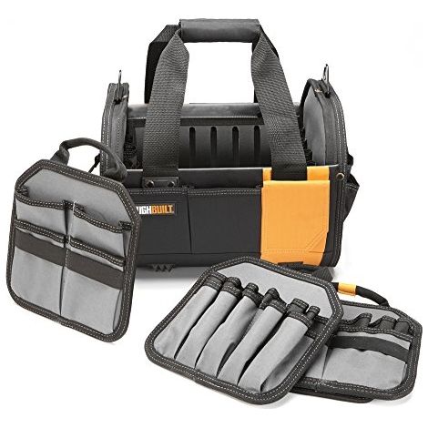 Toughbuilt – Sac à outils modulaire 30,48 cm – 61 poches et compartiments – Construction robuste avec rivets de renfort – Poignée rembourrée (1/4)