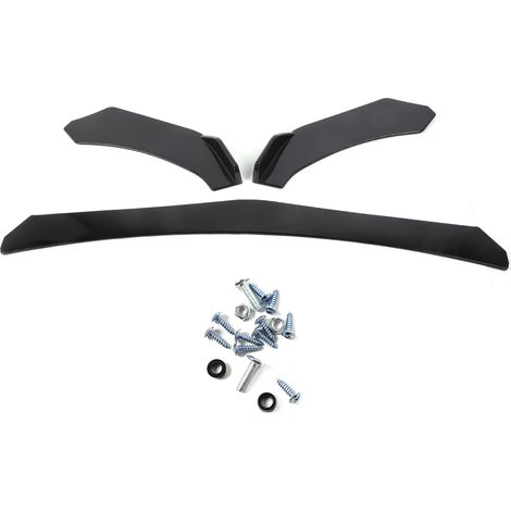 Pelle avant de pare-chocs en fibre de carbone pour spoiler déflecteur de capot splitter diffuseur (1/5)
