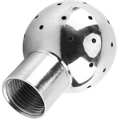 Hygienischer Edelstahl-Wasserstrahlreinigungsball mit 4 Gewindespitzen (1/5)