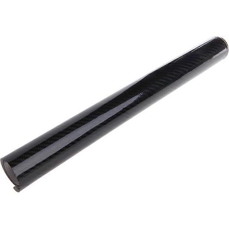 Autocollant vinyle adhésif en fibre de carbone noir brillant ultra ultra brillant pour voiture, 30,5 x 152,4 cm (12 x 60 pouces). (1/5)