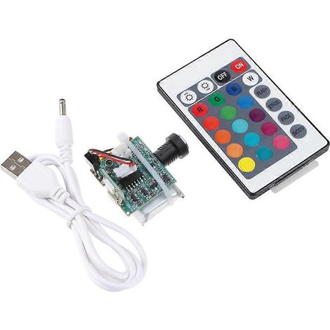 Mondlampen-Leiterplatte, LED-Licht, USB-Ladefunktion, Akku, Fernbedienung, 3D-Drucker