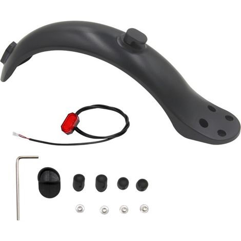 Accessoires pour scooter M365 Garde-boue arrière, garde-boue, plaque étanche, fixation 4 trous, kit feu arrière - Kit garde-boue 4 trous M365