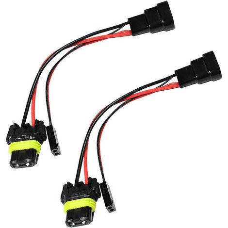 Faisceau de câblage d'extension à connecteurs mâle/femelle 9006/9005 avec joint étanche pour prise de connecteur de phare LED (1/5)