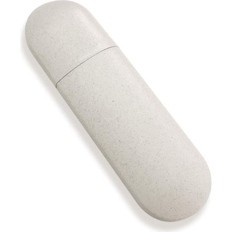 étui de Brosse à Dents de Voyage écologique Matériau de Paille de Blé Support de Dentifrice sans Couvercle de Brosse à Dents en Plastique (1/5)