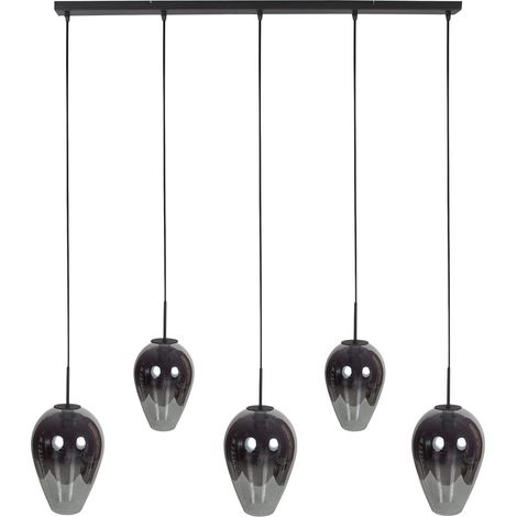 Mexlite - suspension - HaloSwap - noir - verre - Ø 40cm - E27 - (1/5)