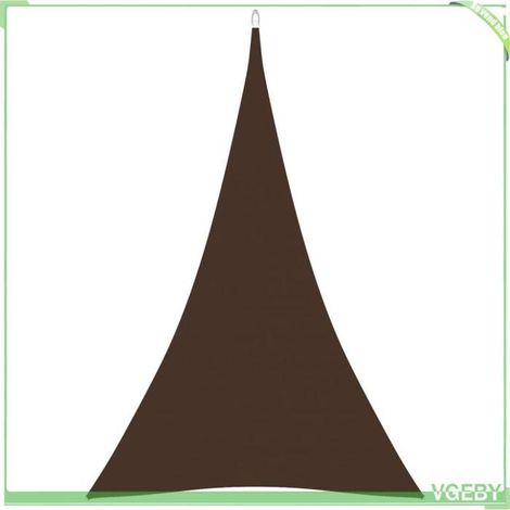 Voile de parasol - FAFEICY - 135839 - Tissu Oxford enduit PU - Triangulaire 4x5x5 m - Anti-UV et imperméable (1/5)