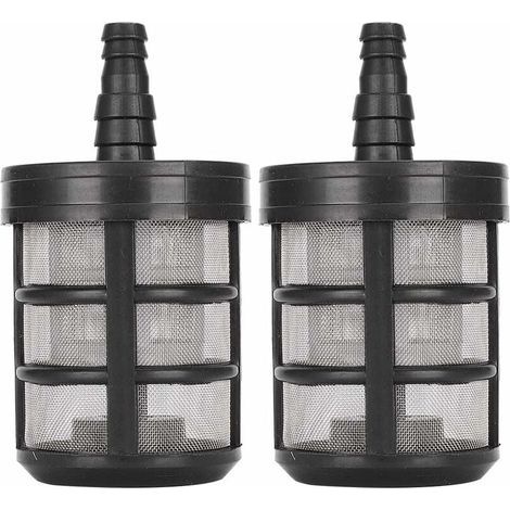 Schlauchfilter – Doppellagiger Edelstahlfilter, 60 Mesh – Schutz für Gartenpumpen, Bewässerungsanlagen und Autowaschanlagen – 2 Stück (1/5)