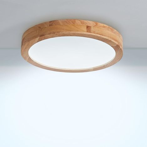 Plafonnier LED 6000K Lampe Moderne 20cm pour Salle de Bain Couloir Escalier - Lumière Blanc Froid (1/5)