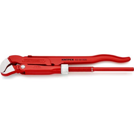 KNIPEX 83 30 005 Rohrzange S-Maul rot pulverbeschichtet 245 mm