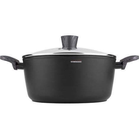 Pentola Florina Bono con coperchio, 20 cm, 2,5 l, piano cottura a induzione.
