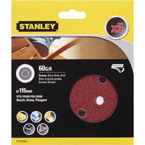 Piranha Stanley STA32002 X32002 5 Dischi Vel. Rot Orb 115 GR.60 1,0