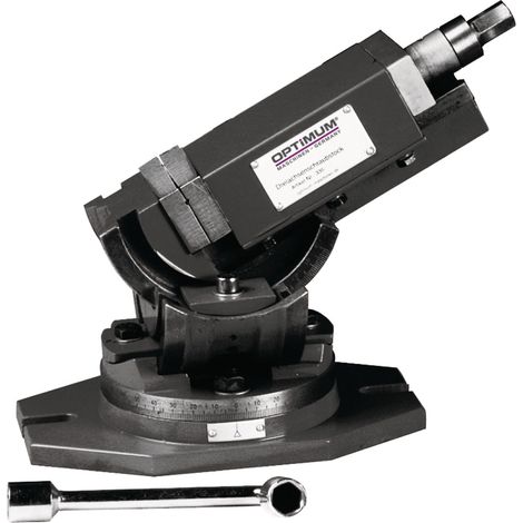 Dreiachsenschraubstock MV3-75 Optimum (1/2)