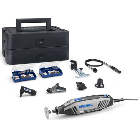 Herramienta multifunciones 175W DREMEL - 128 accesorios y 6 adaptadores + estuche - F0134250JS
