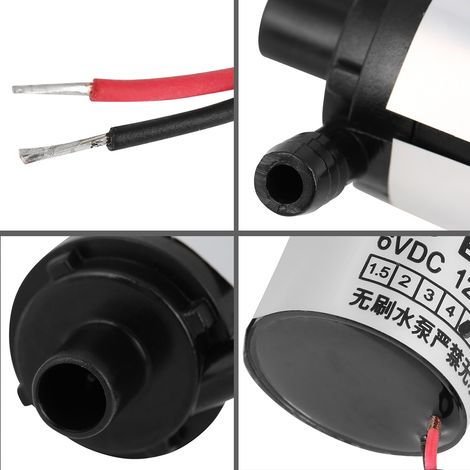 Pompe submersible miniature sans balais 12 V 5 W CC (1/4)