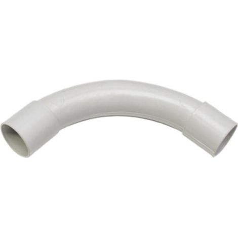 Codo de 90 grados con tubos tubifor diámetro 25mm gris 5pcs - bcvt00025gs
