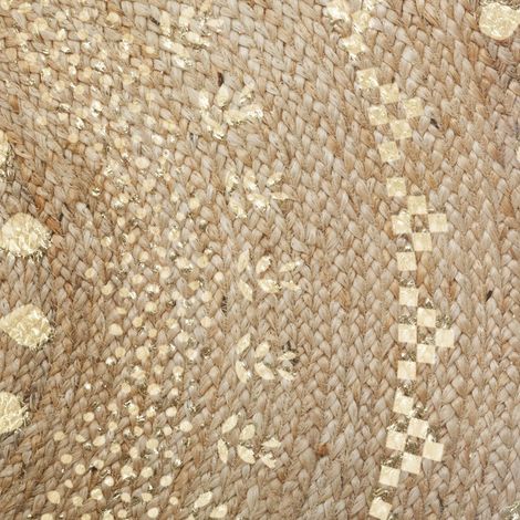Atmosphera – Tapis rond jute végétal 115 cm – Tressage naturel – Ambiance zen – Pour décoration intérieure (1/3)