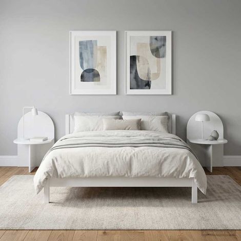 vidaXL Mesita de Noche 2 uds. Brillante 48 x 49 x 65 cm (1/5)