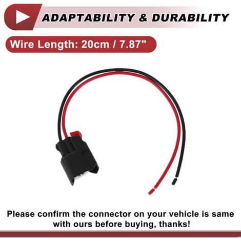 Douille de feux 2 Kits Douille De Feu De Recul + Câblage Pour Dodge Durango 2011-2013 No.68046629AA Connecteur feux frein (1/5)