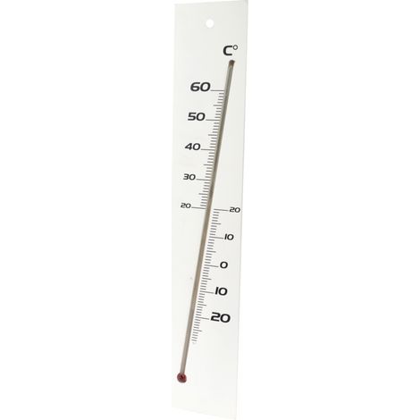 Thermometer Medium Weiß 40 cm - Stil