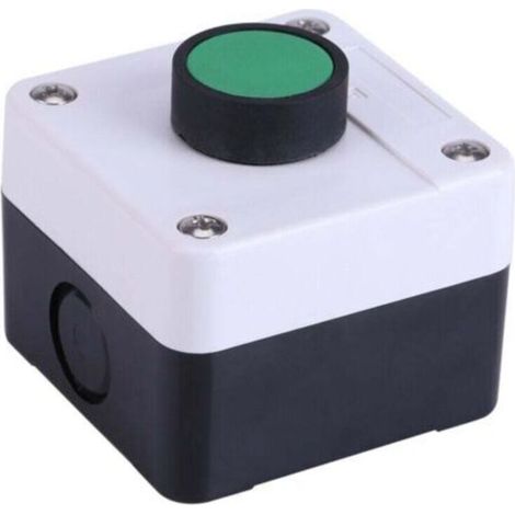 Bouton de déverrouillage de portail, résistant aux intempéries, vert, boîte de commande à bouton poussoir pour ouvre-portail (1/5)