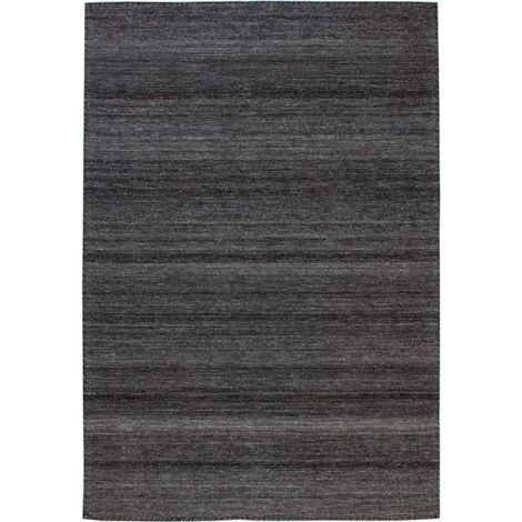 Tapis Jacquard à Poils Courts "Phoenix" Anthracite 80 x 150 cm (1/4)