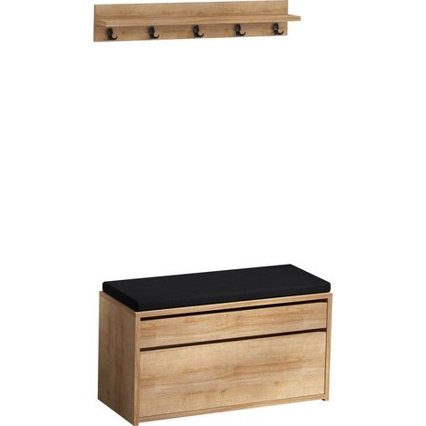 Set arredo da corridoio Kailua V106 , 80x35cm, Truciolare laminato, Da terra (1/3)