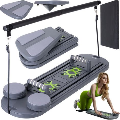 Pilates brett mit griffen 97 x 35 cm heimfitness