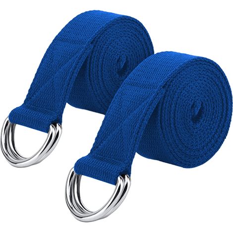 Sangle D Étirement En Coton Avec Boucle - Pour Yoga Et Fitness - Usage Domicile Et Gymnase - 1 Pièce (1/5)