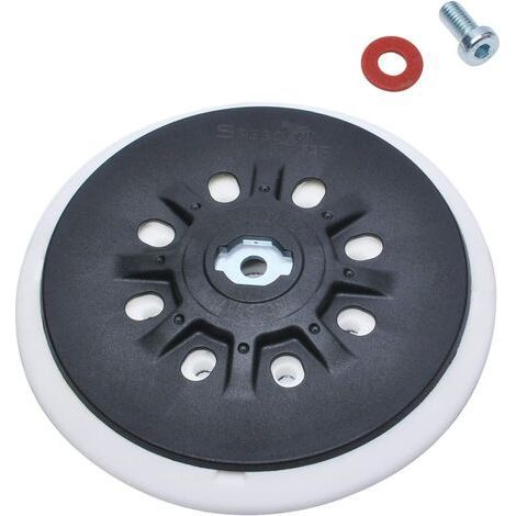 150 mm (6 pouces) Plateau de ponçage 8 trous compatible avec les ponceuses orbitales Bos-ch Festool ETS 150, ETS EC 150, LEX 150, WTS 150/7 498987 (souple) (1/5)