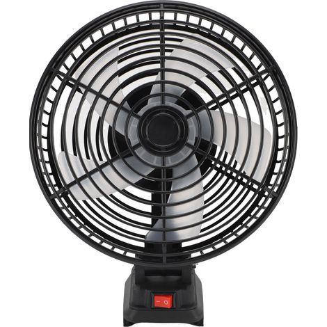 Ventilateur de chantier sans fil compatible avec le modèle BL1840, 8 pouces, 20 W, 3500 tr/min, double alimentation, ventilateur de camping portable et rechargeable (1/5)