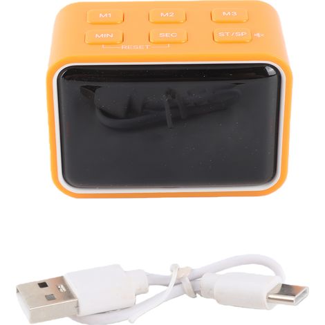 Digitaltimer Timer Magnetico YS-1003 – Display LED Silenzioso, Ricaricabile USB-C – Design Moderno in ABS – Ideale per Cucina, Ufficio e Sport (1/5)