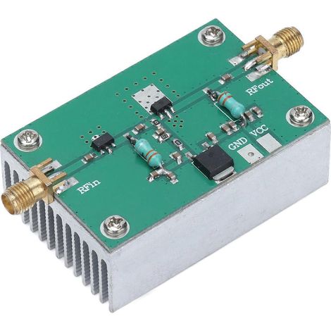 Breitband-HF-Verstärkermodul für Funkübertragung 1–512 MHz, 12 V DC, 1,6 W, HF, FM, VHF, UHF