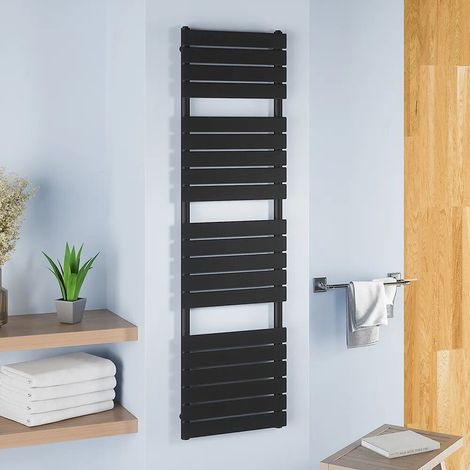 Termoarredo scaldasalviette 1800x500 nero opaco interasse 450 Sirio (1/4)