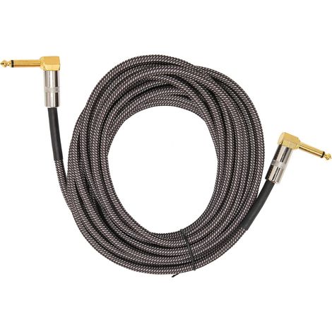 Câble Guitare Électrique 6M 6.35MM Mâle - Câble Instrument 1/4 Pouce pour Ampli Guitare - JD6215 (1/5)