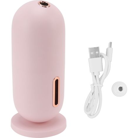 Aromatherapie-Diffusor mit 3 Modi, 1200-mAh-Akku, ultraleise, tragbar, einfach zu bedienen, für Zuhause und Büro, Pink (1/5)