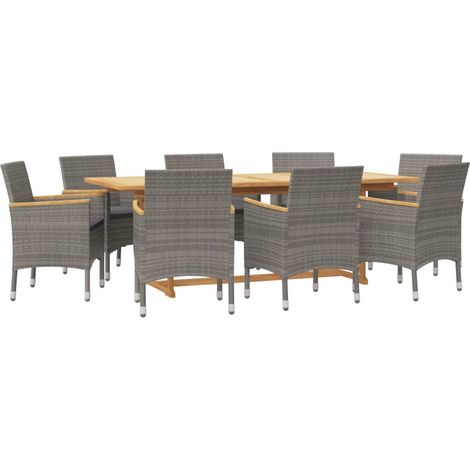 VidaXL - Ensemble bistro 3 pcs Résine tressée Beige 60x60 cm Terrasse (1/5)