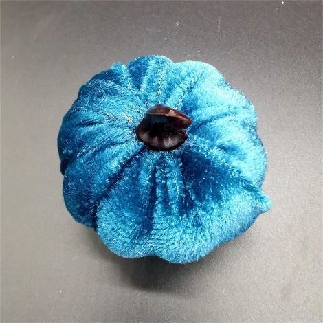 Citrouille Artificielle - Décoration Automnale - 6,5 cm - Pour Intérieur Extérieur - Lot de 1 (1/4)