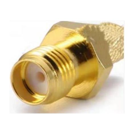 Connecteur coaxial RS PRO Femelle Droit, raccordement A sertir 50O Montage sur câble ( Prix pour 1 )