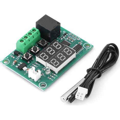 Module de relais de capteur de température numérique 12 V CC avec double affichage LED et interrupteur thermostatique (1/5)
