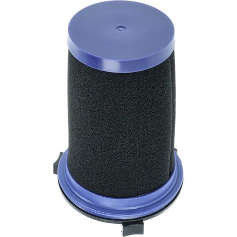 vhbw Filtro de aspiradora compatible con Rowenta Air Force 360, X-Pert Essential 260 - Filtro de espuma negro azul