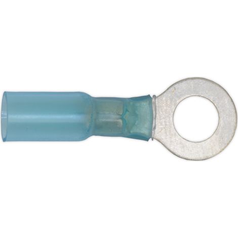 Sealey Heat Shrink Ring Terminal 8.4mm, Blue - Pack of 25 BTSR2584