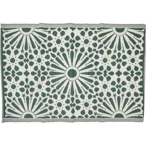 Tapis intérieur et extérieur Patio 120x180 vert (1/4)
