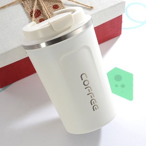 Tasse Thermos À Mesure De Température - Acier Inoxydable 304 - Isolation Sous Vide - Pour Voiture Et Bureau - 1 Pièce (1/4)