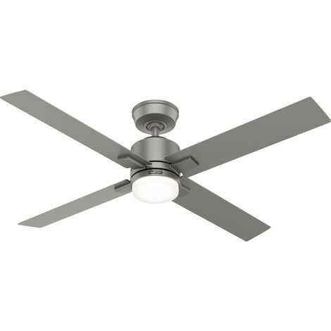 DC Ceiling Fan Mila Silver with LED Light & Remote