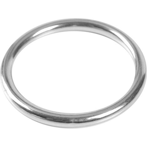 O-ring in acciaio inox 304, liscio e lucidato, saldato, robusto, multifunzionale, 1 pezzo (1/4)