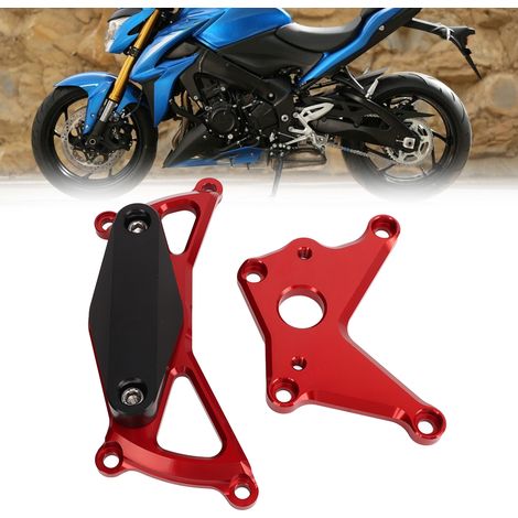 Roter Stoßdämpferschutz für SUZUKI GSX-S1000 (1/5)