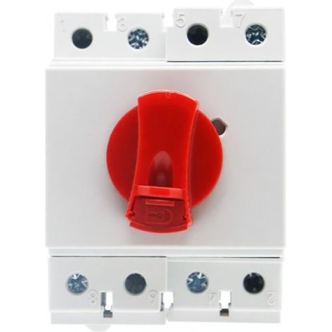 Interrupteur sectionneur solaire 4P DC – Rotatif 90° – Pour installation PV – Isolation sécurisée (1/5)