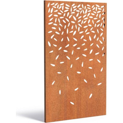 Adezz Paneel Abstract CPA4 Cortenstahl 110x180cm Gartenpaneel Sichtschutz Paneel Deko Wand (1/5)